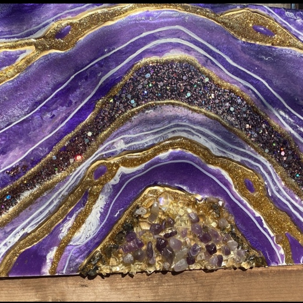 Amethyst Geode10x 8x 1.25 (inches)